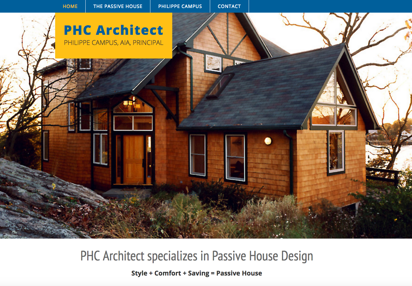 web design for architects by Halagan Design